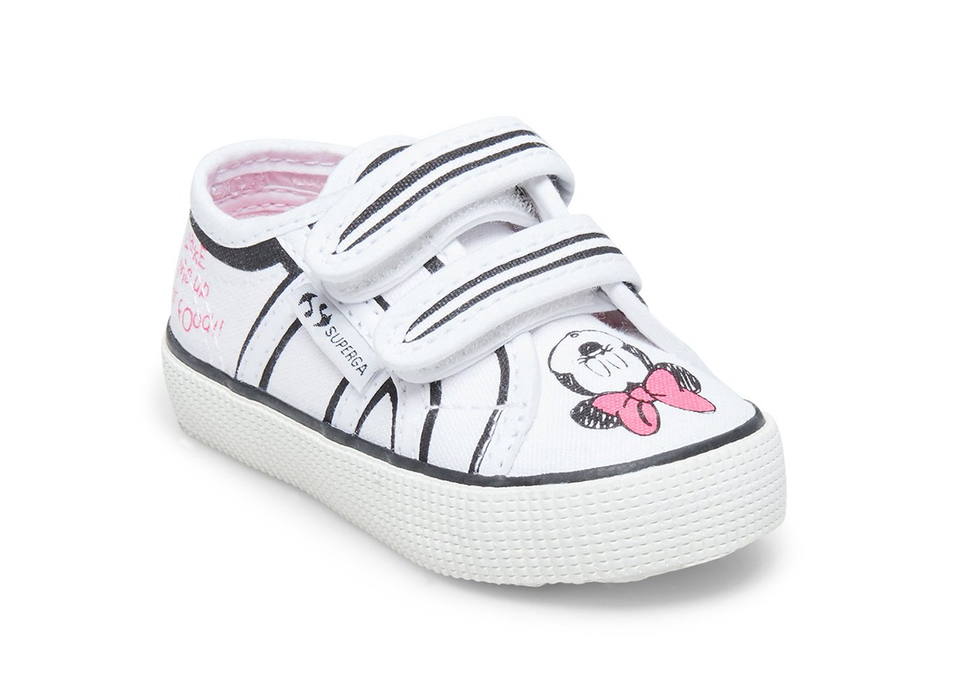 Zapatillas Superga Niños Blancas - 2750 Wakemeupstrapcotj - 258910LCZ